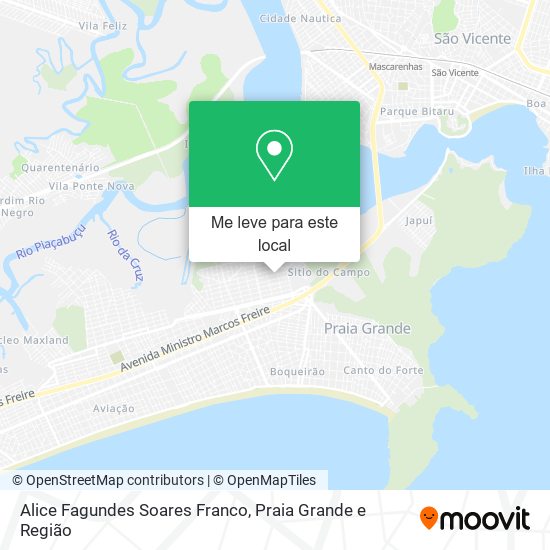 Alice Fagundes Soares Franco mapa