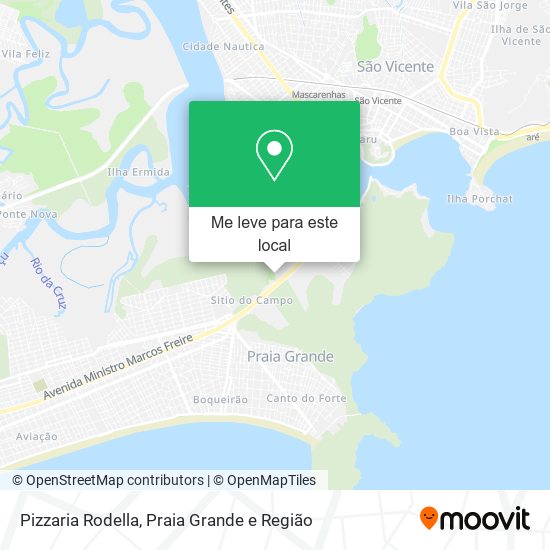 Pizzaria Rodella mapa