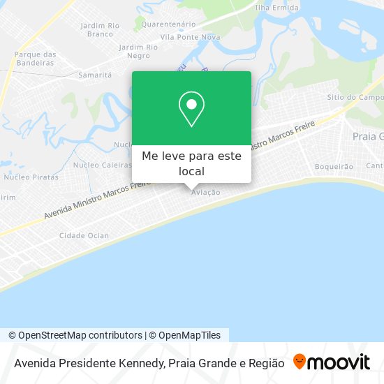 Avenida Presidente Kennedy mapa