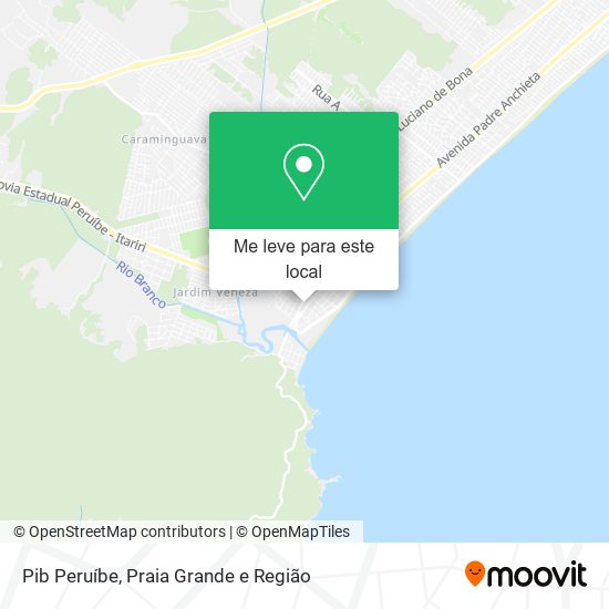 Pib Peruíbe mapa