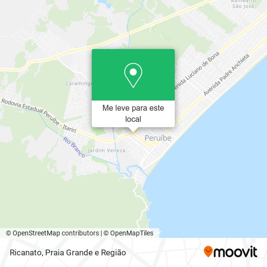 Ricanato mapa