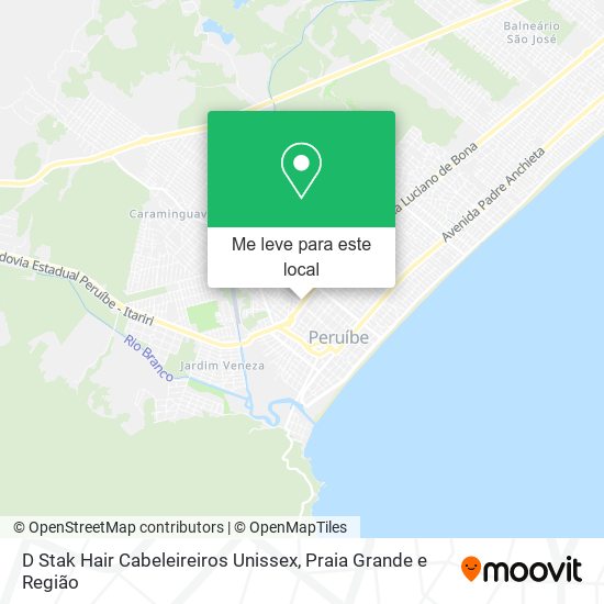 D Stak Hair Cabeleireiros Unissex mapa