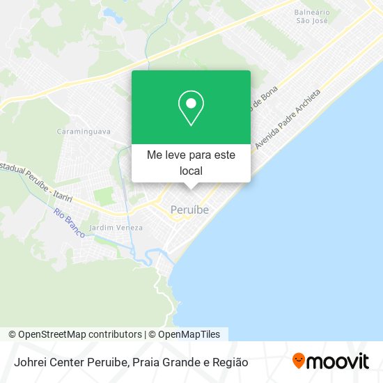 Johrei Center Peruibe mapa