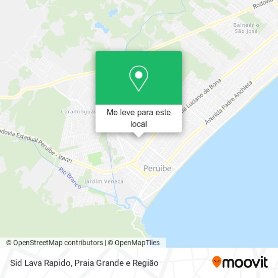 Sid Lava Rapido mapa