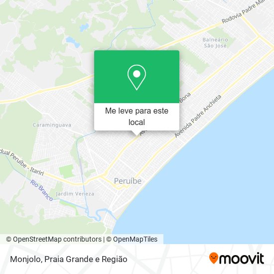 Monjolo mapa