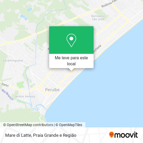 Mare di Latte mapa
