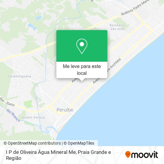 I P de Oliveira Água Mineral Me mapa