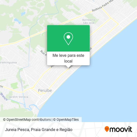 Jureia Pesca mapa