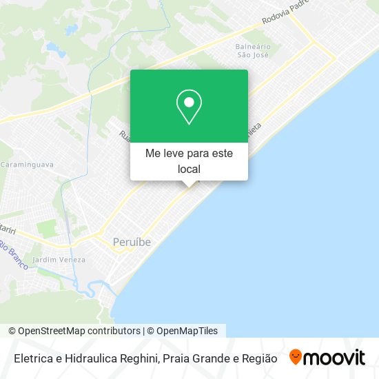Eletrica e Hidraulica Reghini mapa