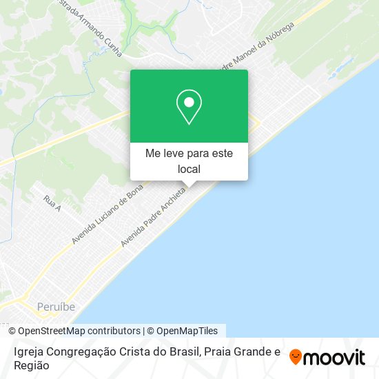 Igreja Congregação Crista do Brasil mapa