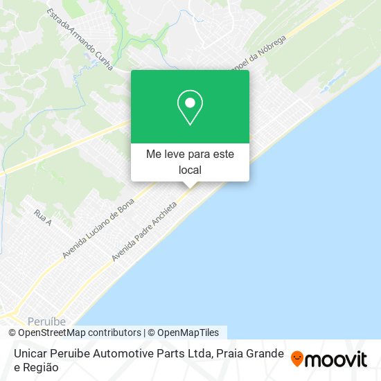 Unicar Peruibe Automotive Parts Ltda mapa