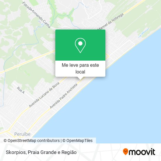 Skorpios mapa
