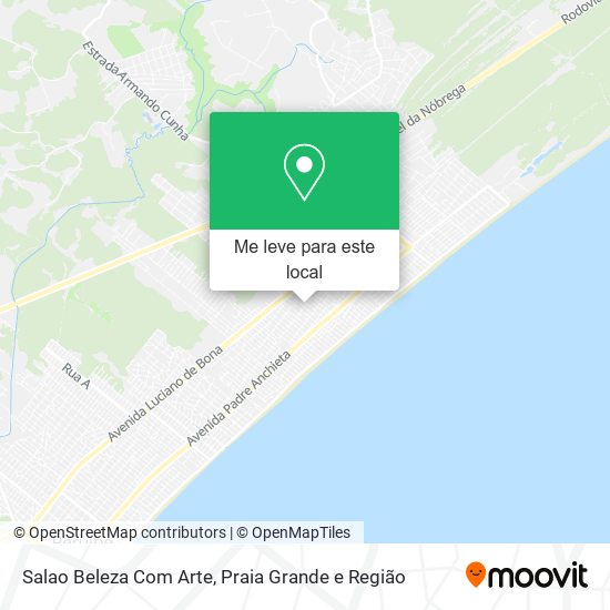 Salao Beleza Com Arte mapa