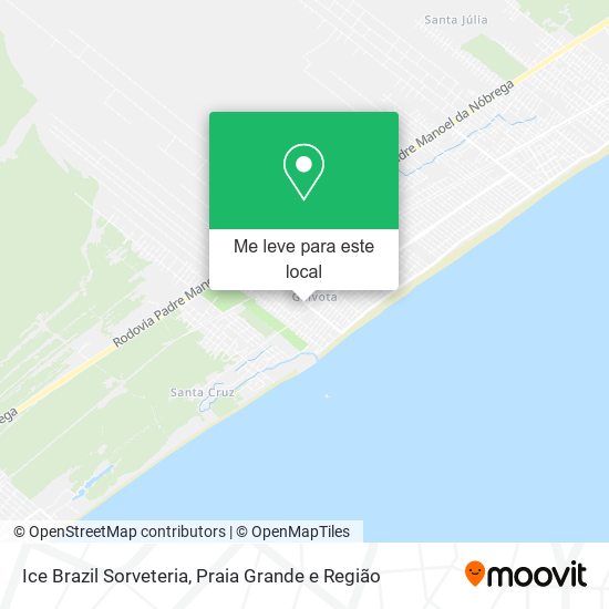 Ice Brazil Sorveteria mapa