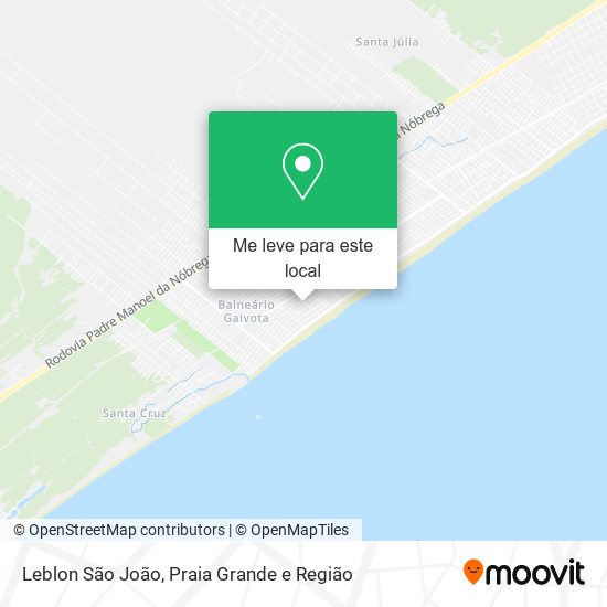 Leblon São João mapa