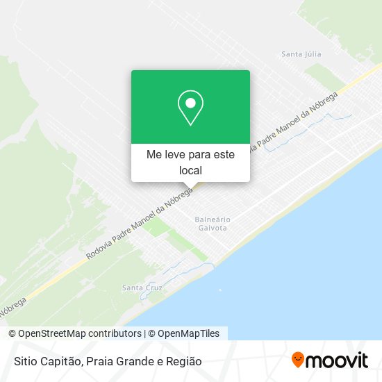 Sitio Capitão mapa