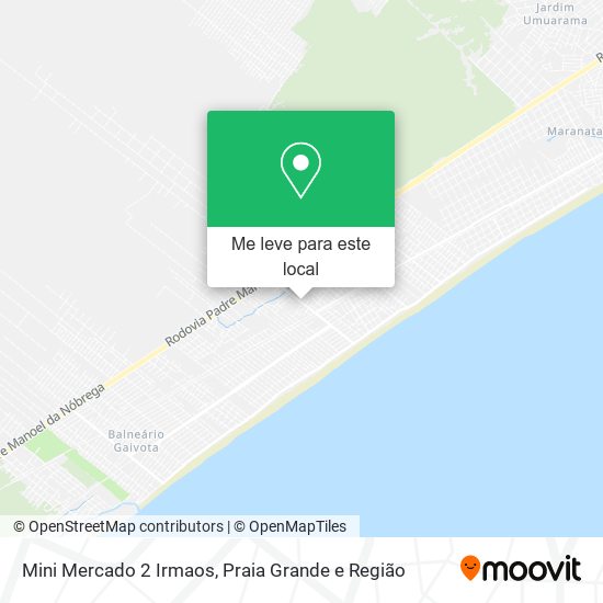 Mini Mercado 2 Irmaos mapa