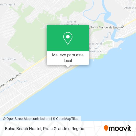 Bahia Beach Hostel mapa