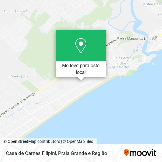 Casa de Carnes Filipini mapa