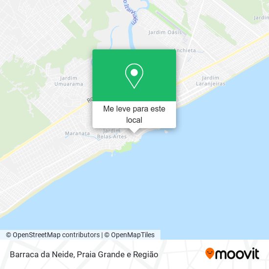 Barraca da Neide mapa