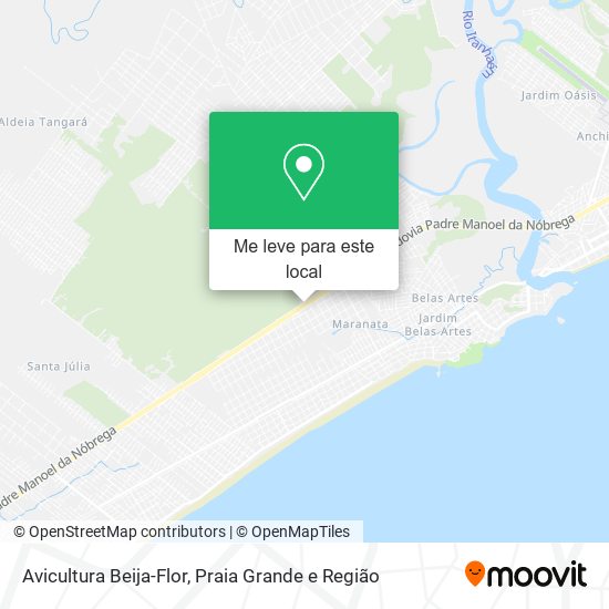 Avicultura Beija-Flor mapa