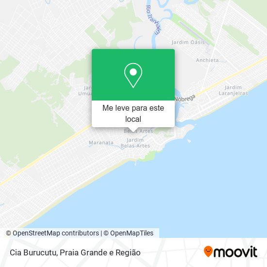 Cia Burucutu mapa