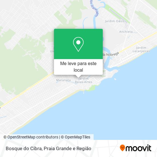 Bosque do Cibra mapa