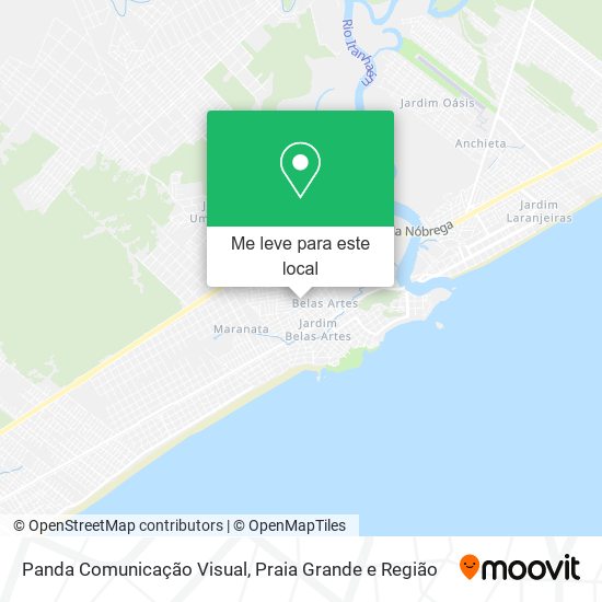 Panda Comunicação Visual mapa