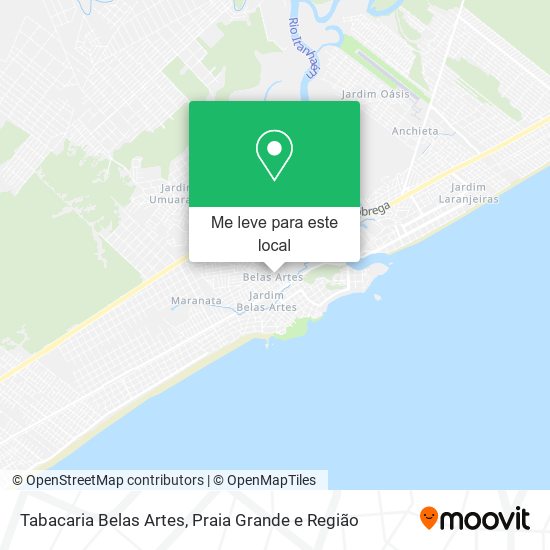 Tabacaria Belas Artes mapa