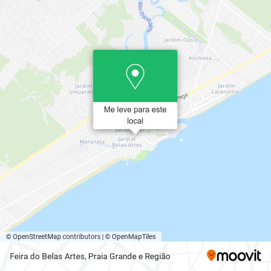 Feira do Belas Artes mapa