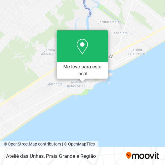 Ateliê das Unhas mapa