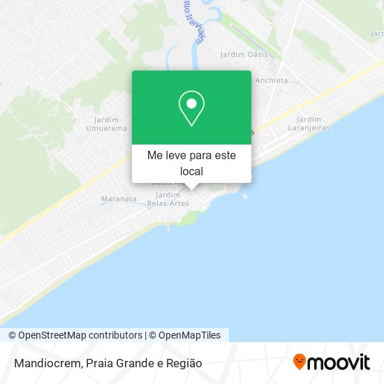 Mandiocrem mapa