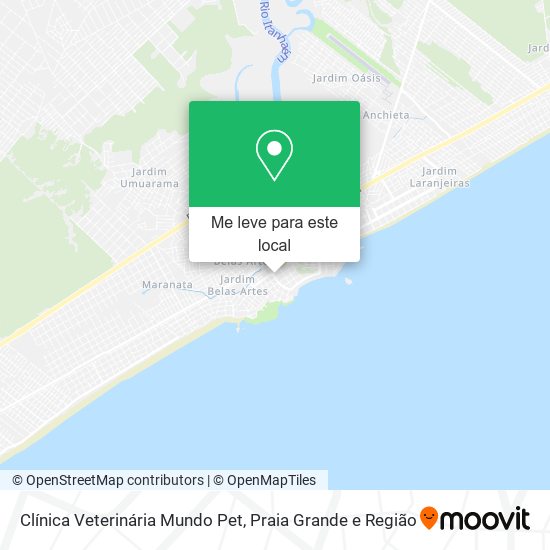 Clínica Veterinária Mundo Pet mapa