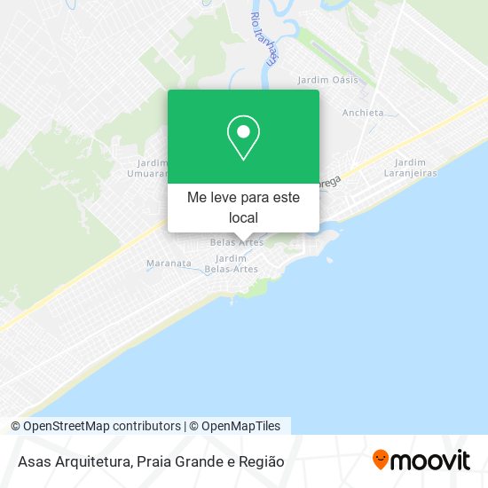 Asas Arquitetura mapa