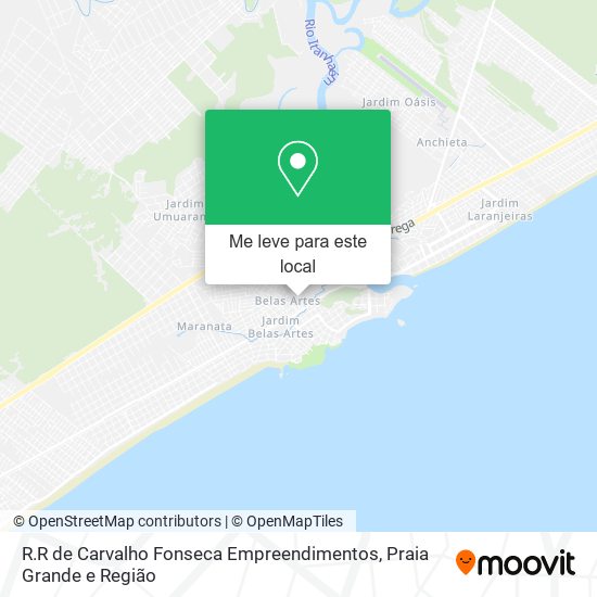 R.R de Carvalho Fonseca Empreendimentos mapa