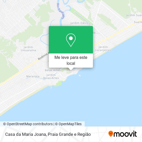 Casa da Maria Joana mapa