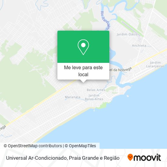 Universal Ar-Condicionado mapa