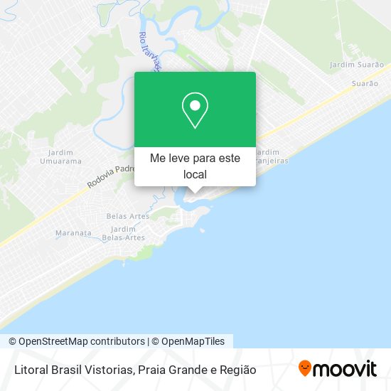 Litoral Brasil Vistorias mapa