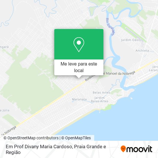 Em Prof Divany Maria Cardoso mapa