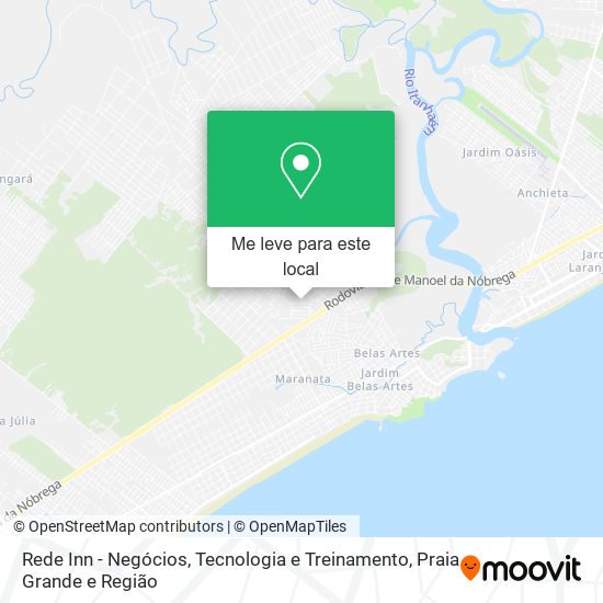 Rede Inn - Negócios, Tecnologia e Treinamento mapa