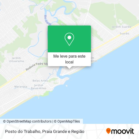 Posto do Trabalho mapa