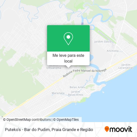 Puteko's - Bar do Pudim mapa