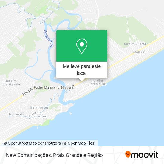 New Comunicações mapa