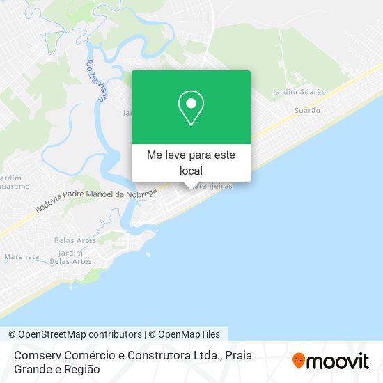 Comserv Comércio e Construtora Ltda. mapa