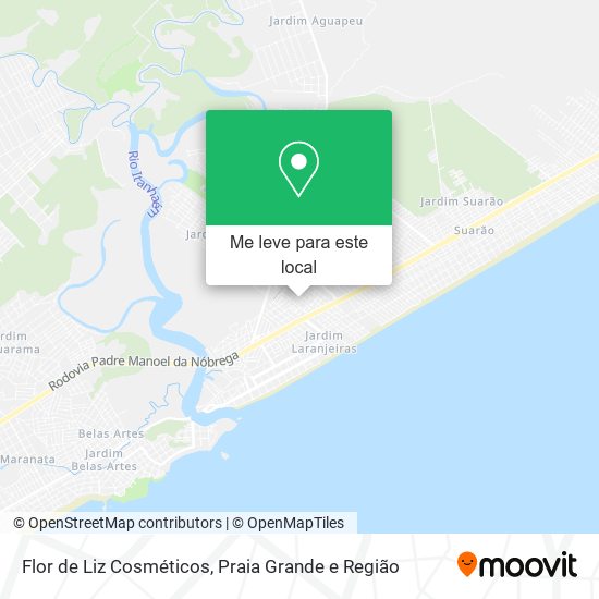 Flor de Liz Cosméticos mapa