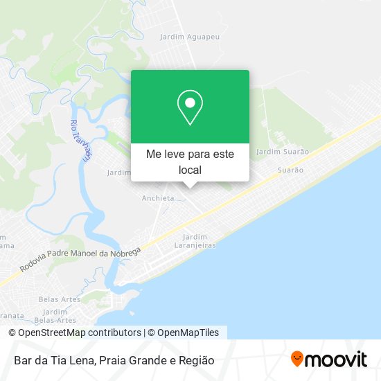 Bar da Tia Lena mapa