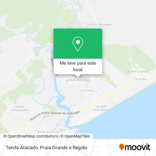 Tenda Atacado mapa