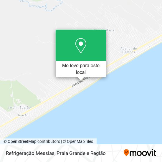 Refrigeração Messias mapa