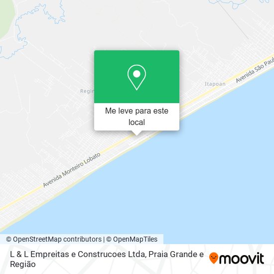 L & L Empreitas e Construcoes Ltda mapa