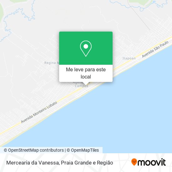 Mercearia da Vanessa mapa